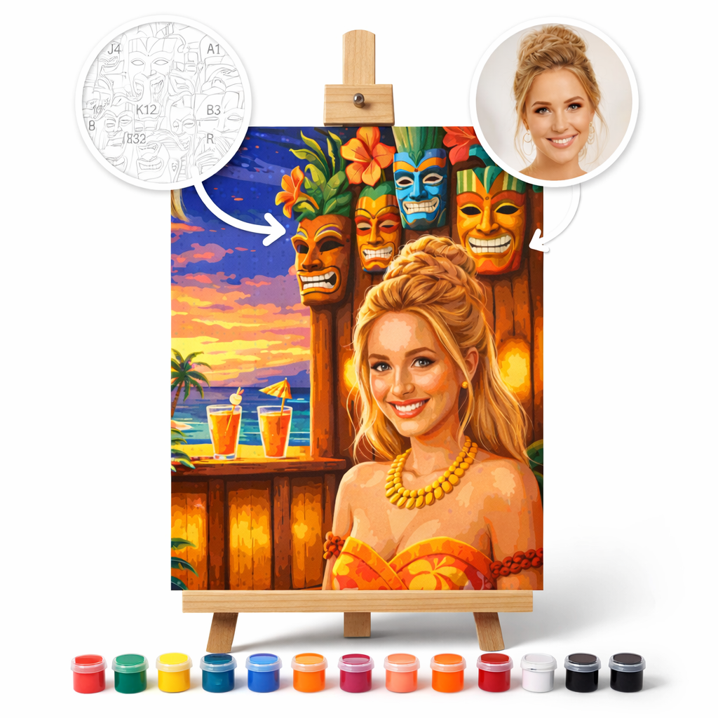 Pictură Personalizată pe Numere – Spiritul Insulei