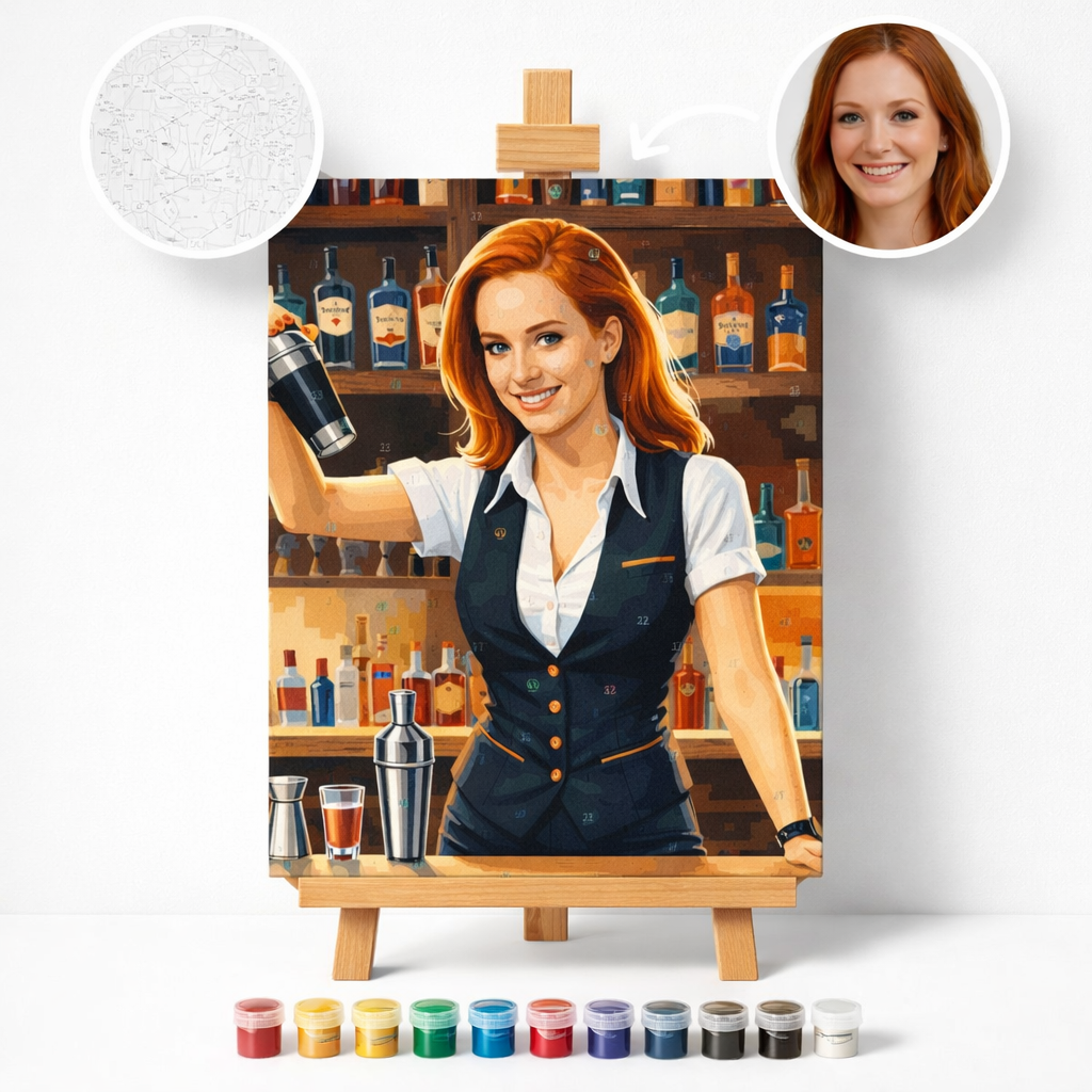 Pictură Personalizată pe Numere – Bar Vibes