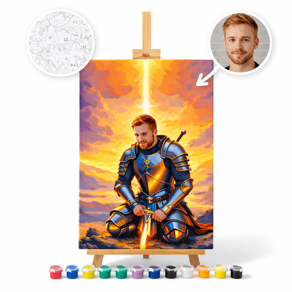 Pictură Personalizată pe Numere – Jurământul Cavalerului