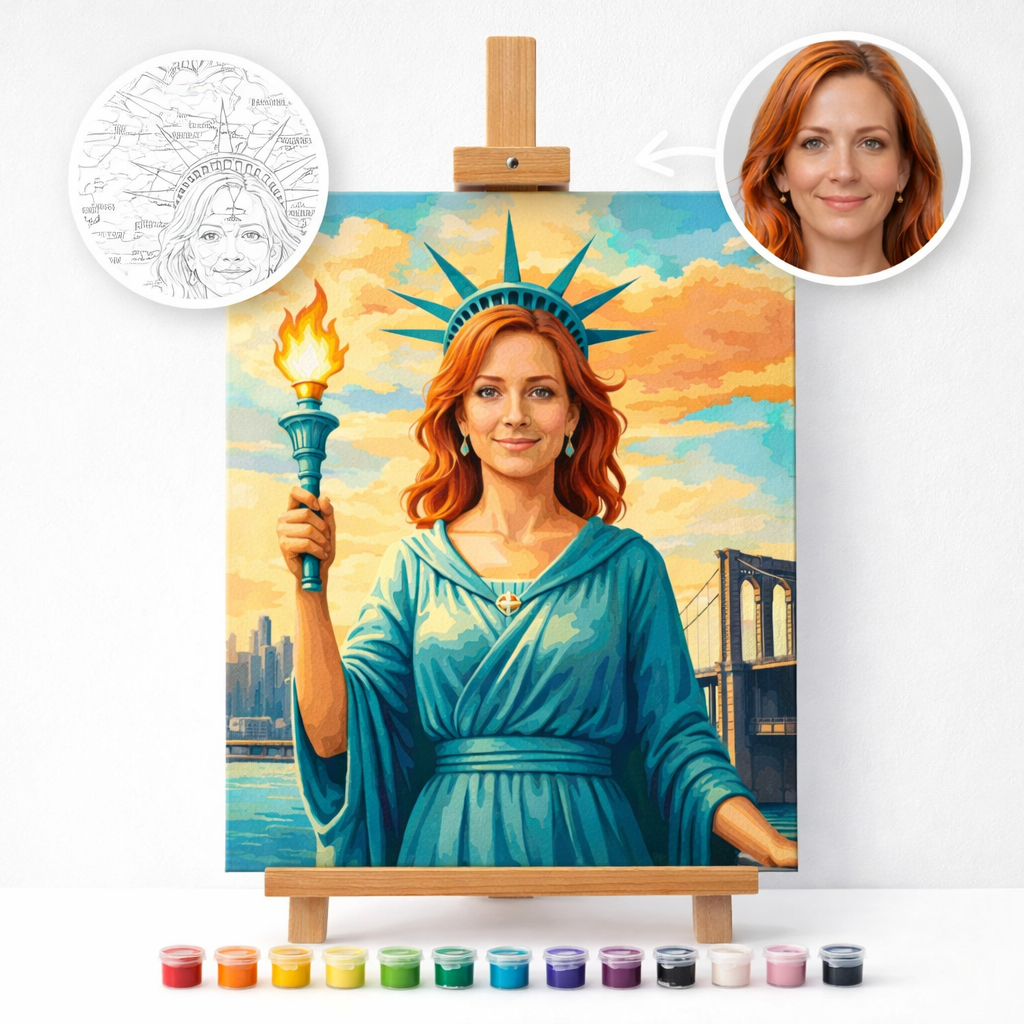 Pictură Personalizată pe Numere – Flacăra Speranței