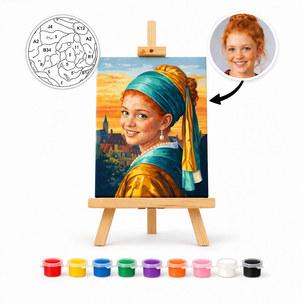 Pictură Personalizată pe Numere – Culori de Apus