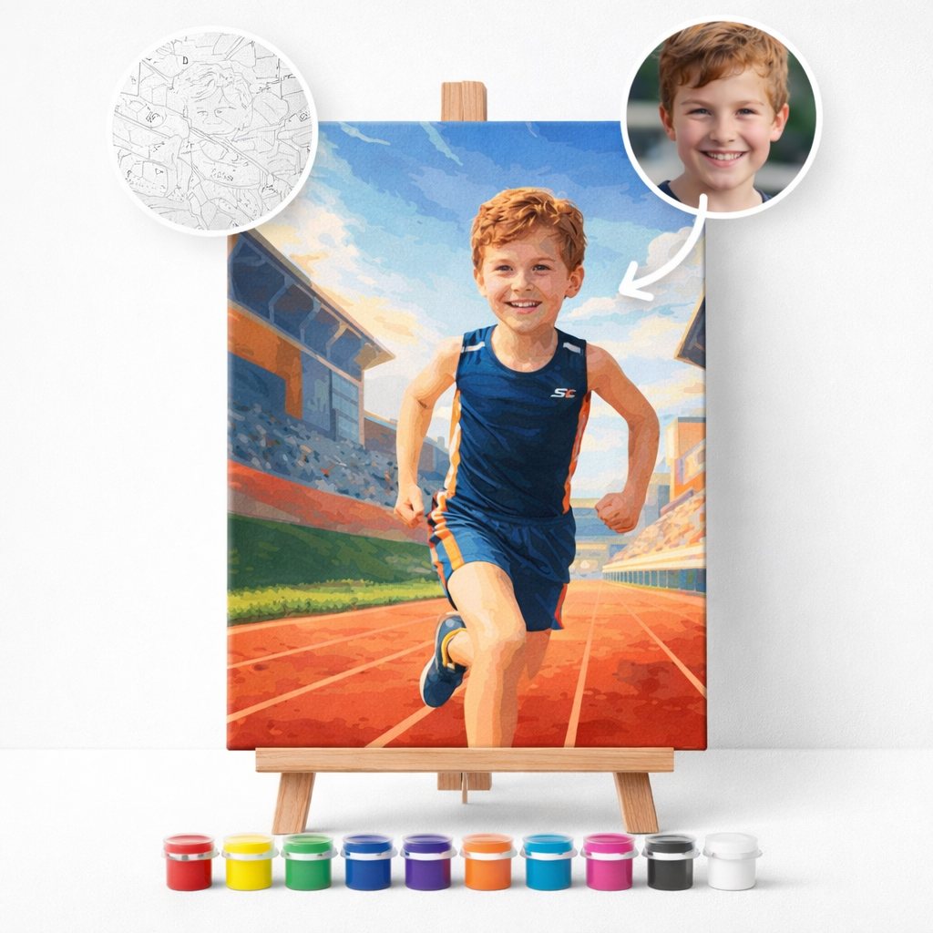 Pictură Personalizată pe Numere – Inima Stadionului