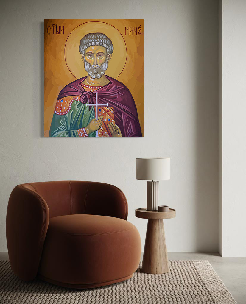 Set Pictură pe numere – Sfântul Mina 6001