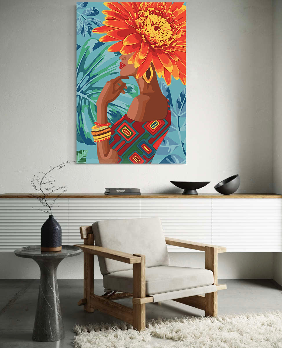 Set Pictură pe numere - FlowerHead 6003