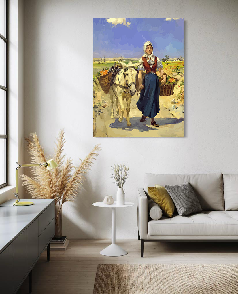 Set Pictură pe numere - Ocupație la Țară