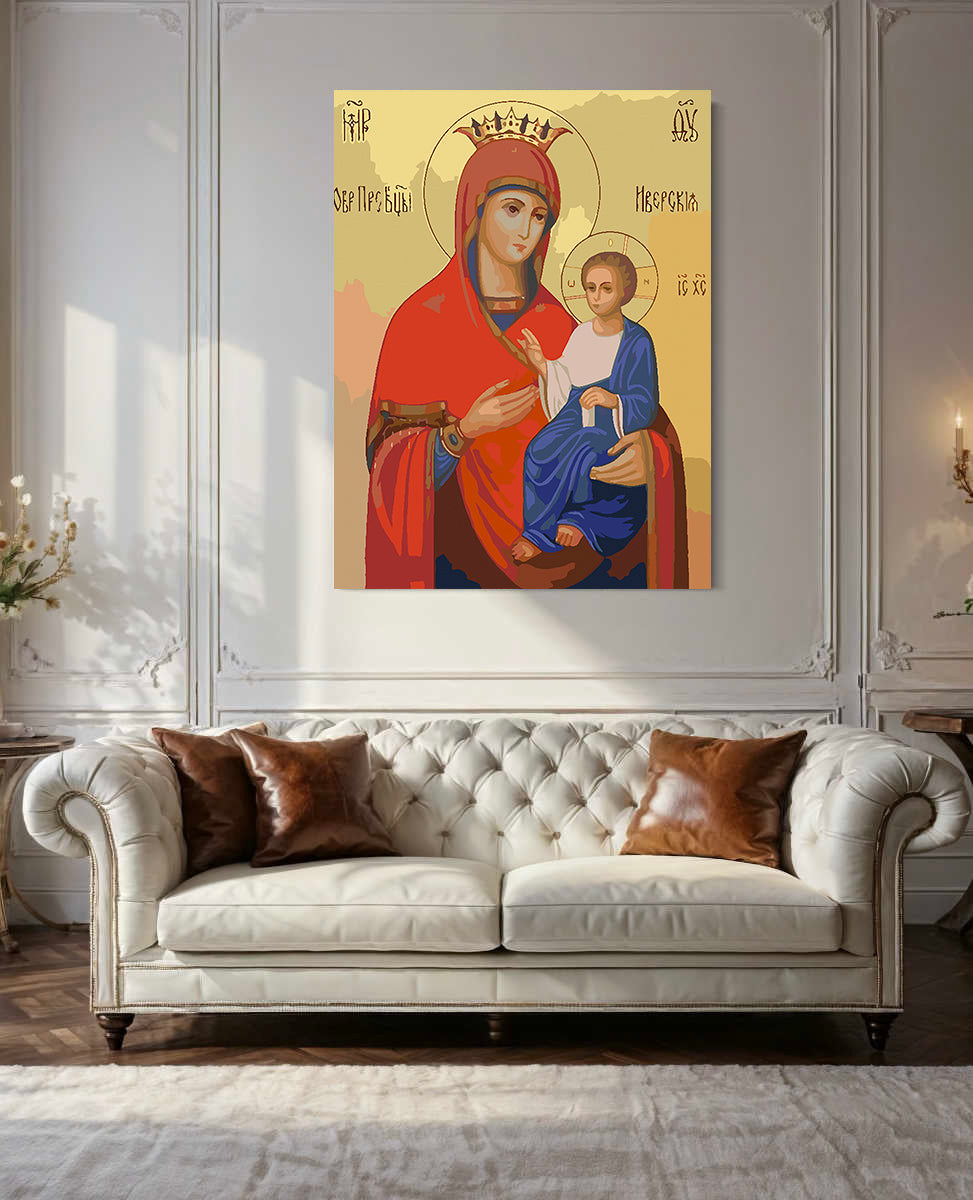 Pictura pe Numere – Sfanta Maria si Isus Hristos 6011