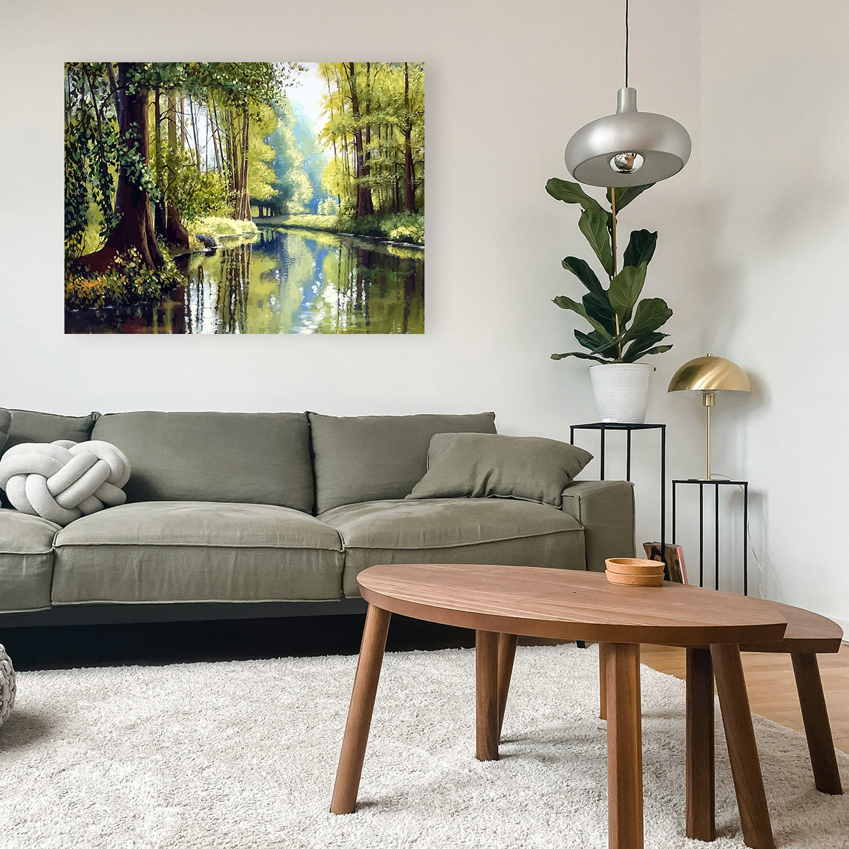 Set Pictură pe numere - Peisaj de Toamnă 6015