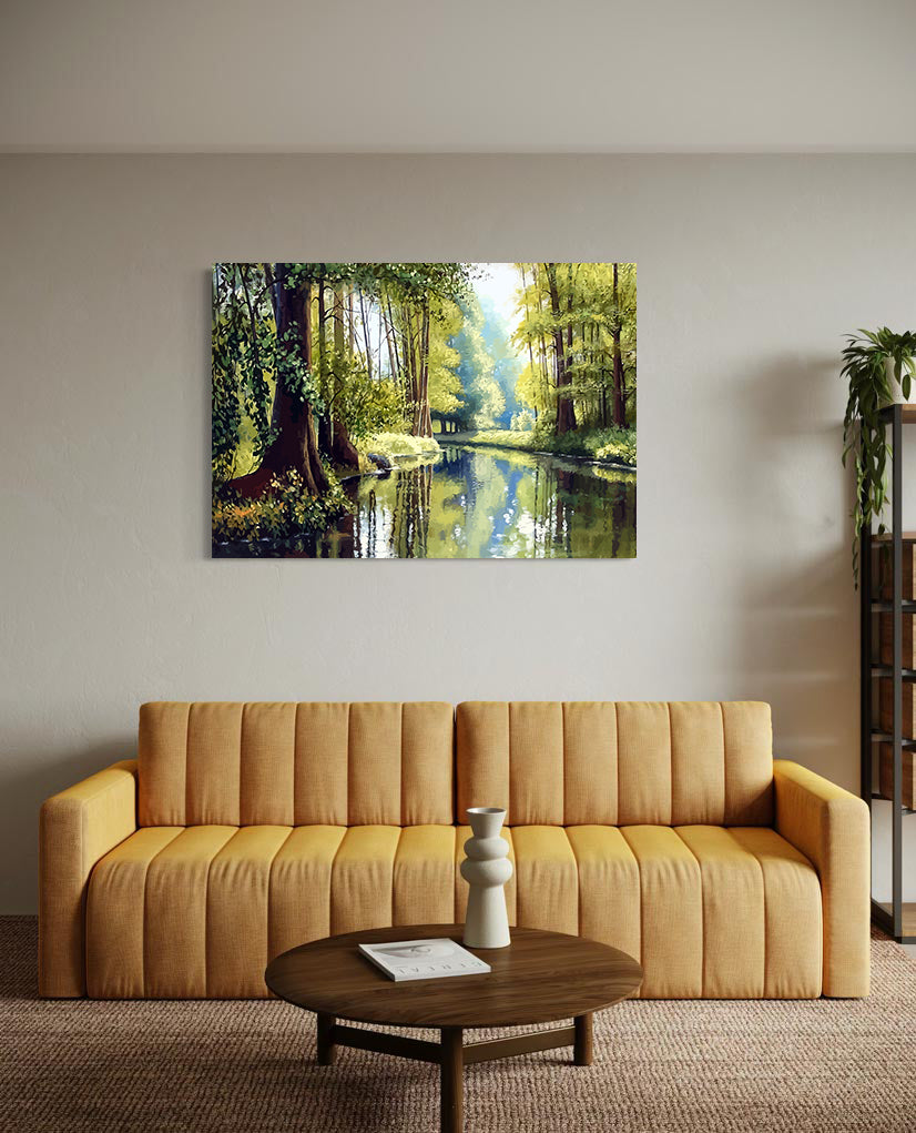 Set Pictură pe numere - Peisaj de Toamnă 6015