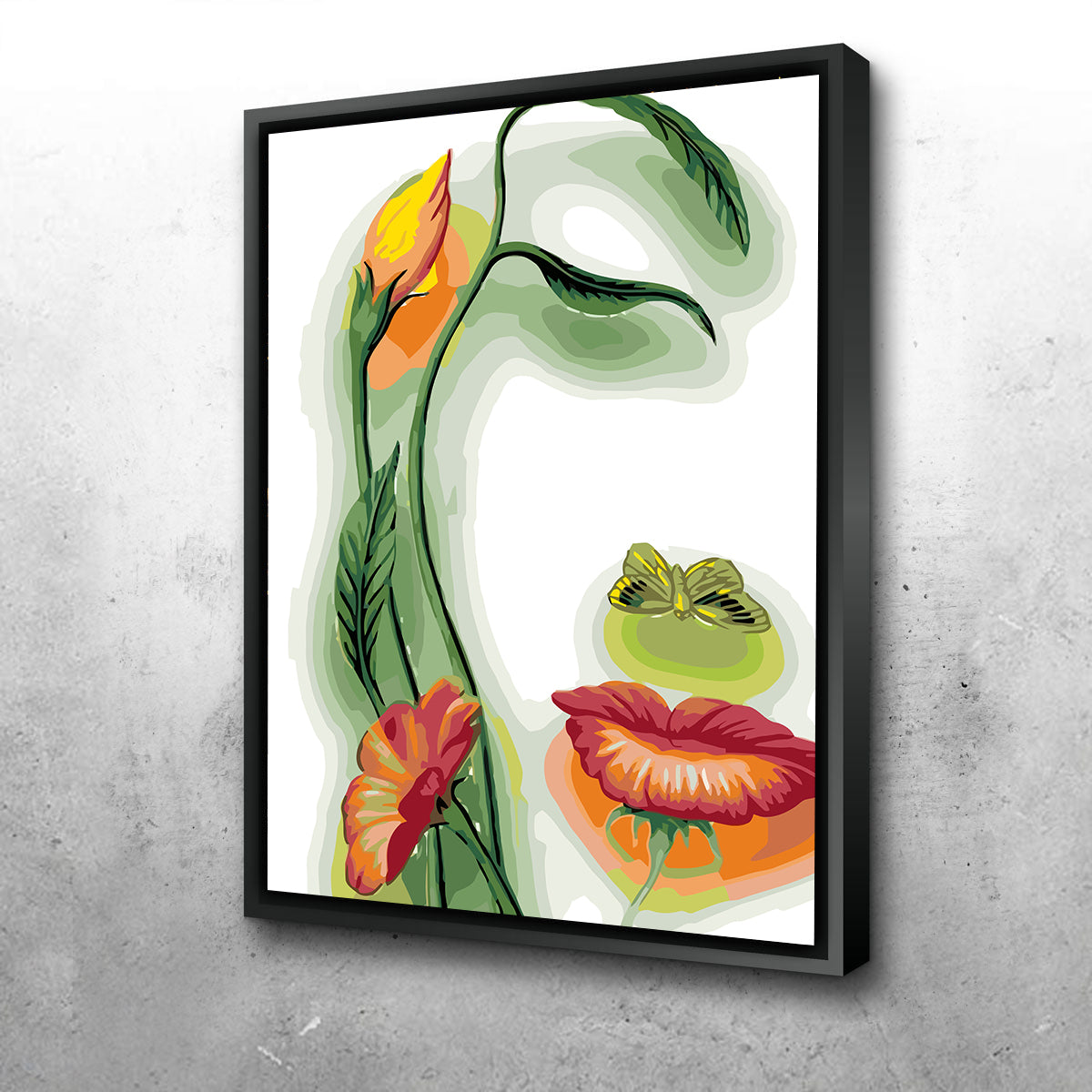 Set Pictură pe numere - Portret din Flori 6018