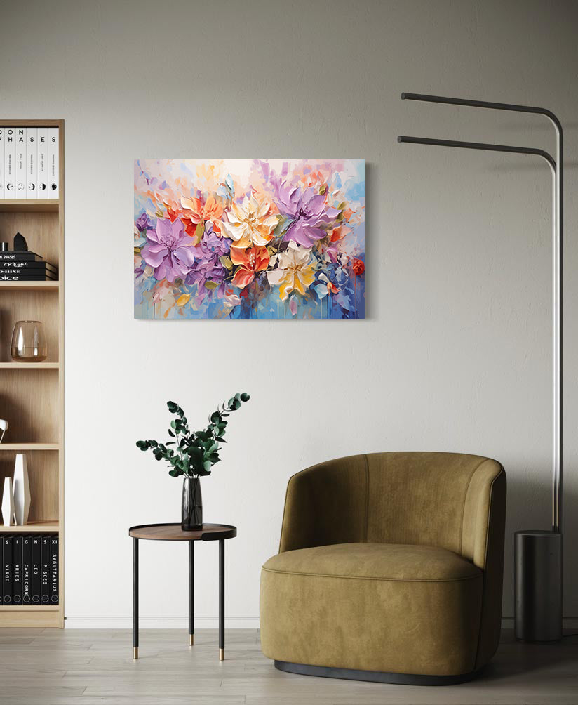 Set Pictură pe numere - Flori Multicolore 6024