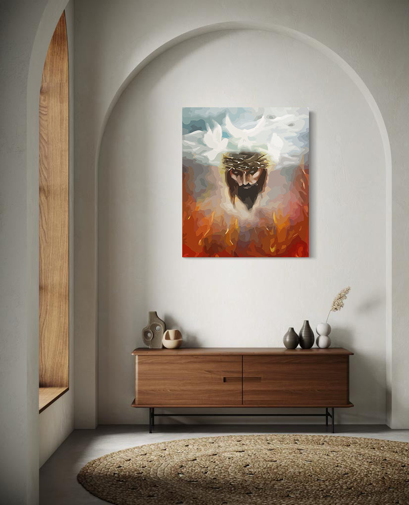 Set Pictură pe numere – Isus Hristos Portret 6033