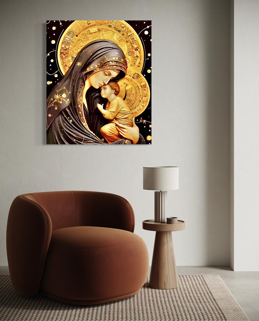 Set Pictură pe numere – Maica Domnului 6040