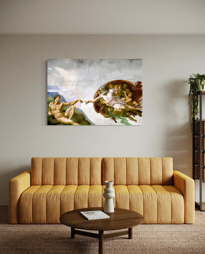 Set Pictură pe numere – Crearea Lui Adam 6052