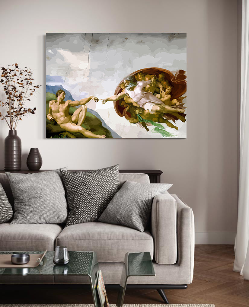 Set Pictură pe numere – Crearea Lui Adam 6052