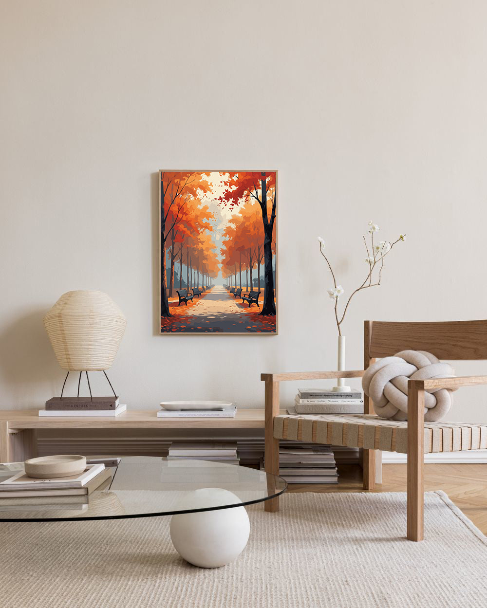 Set Pictură pe numere - Peisaj de Toamna 6055