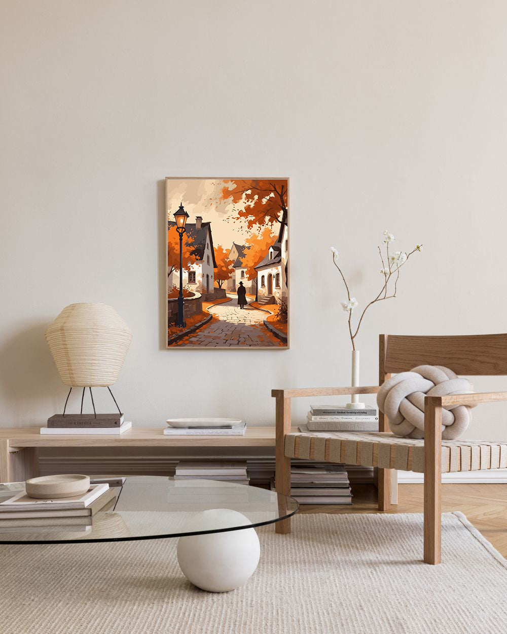 Set Pictură pe numere - Toamna în Orășel 6057