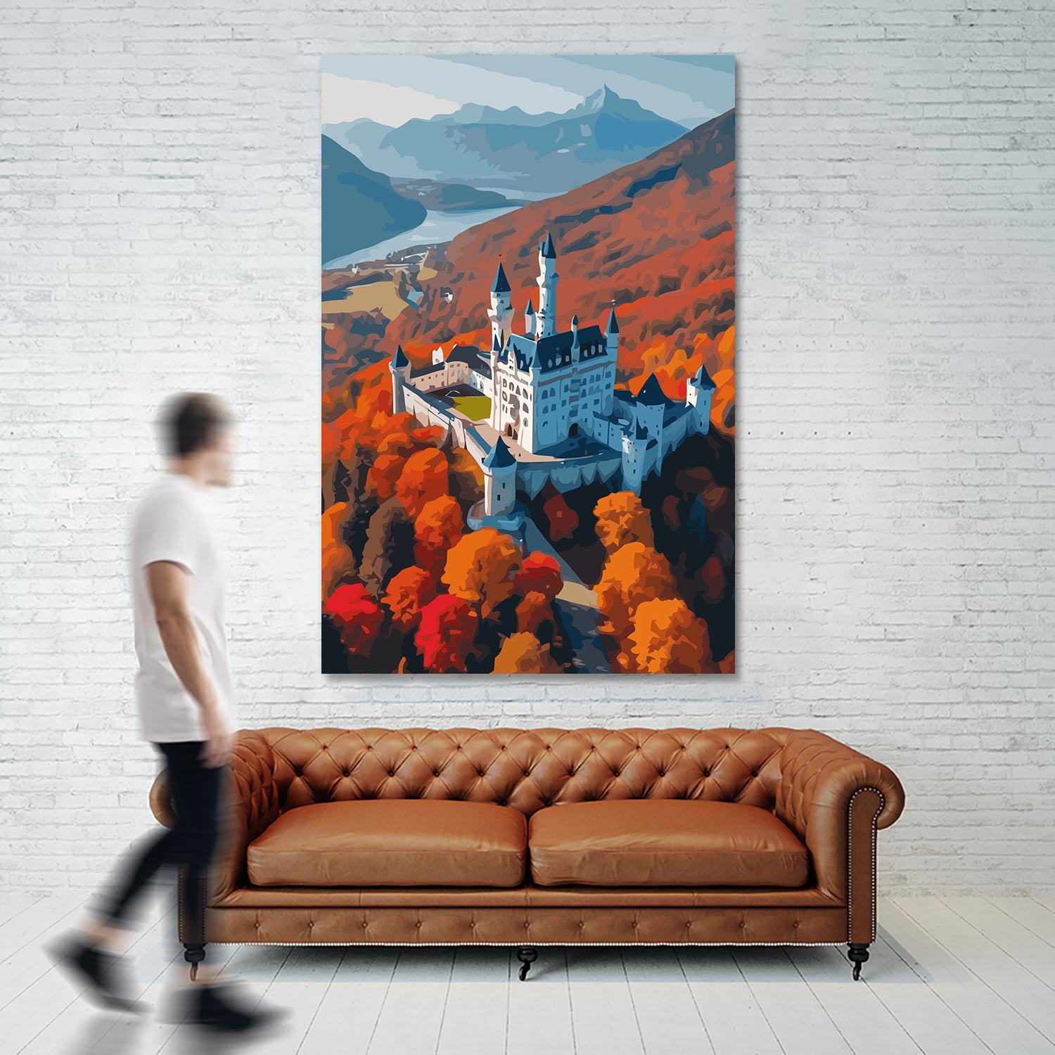 Set Pictură pe numere - Castel în Pădure 6058