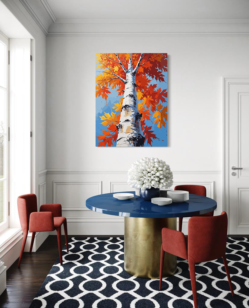 Set Pictură pe numere – Peisaj de Toamnă 6068