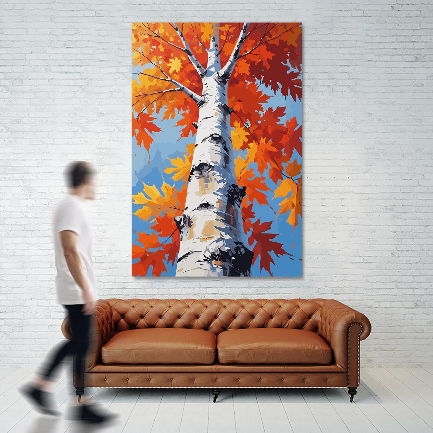 Set Pictură pe numere – Peisaj de Toamnă 6068