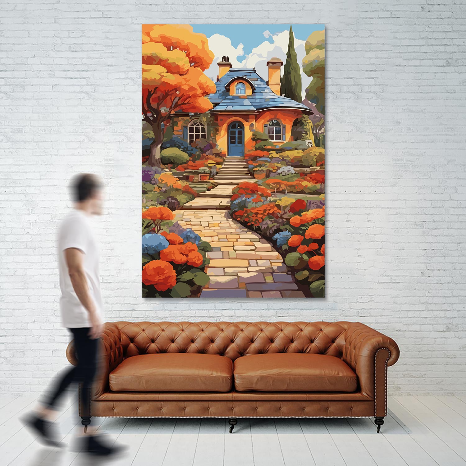 Set Pictură pe numere – Peisaj de Toamnă 6071