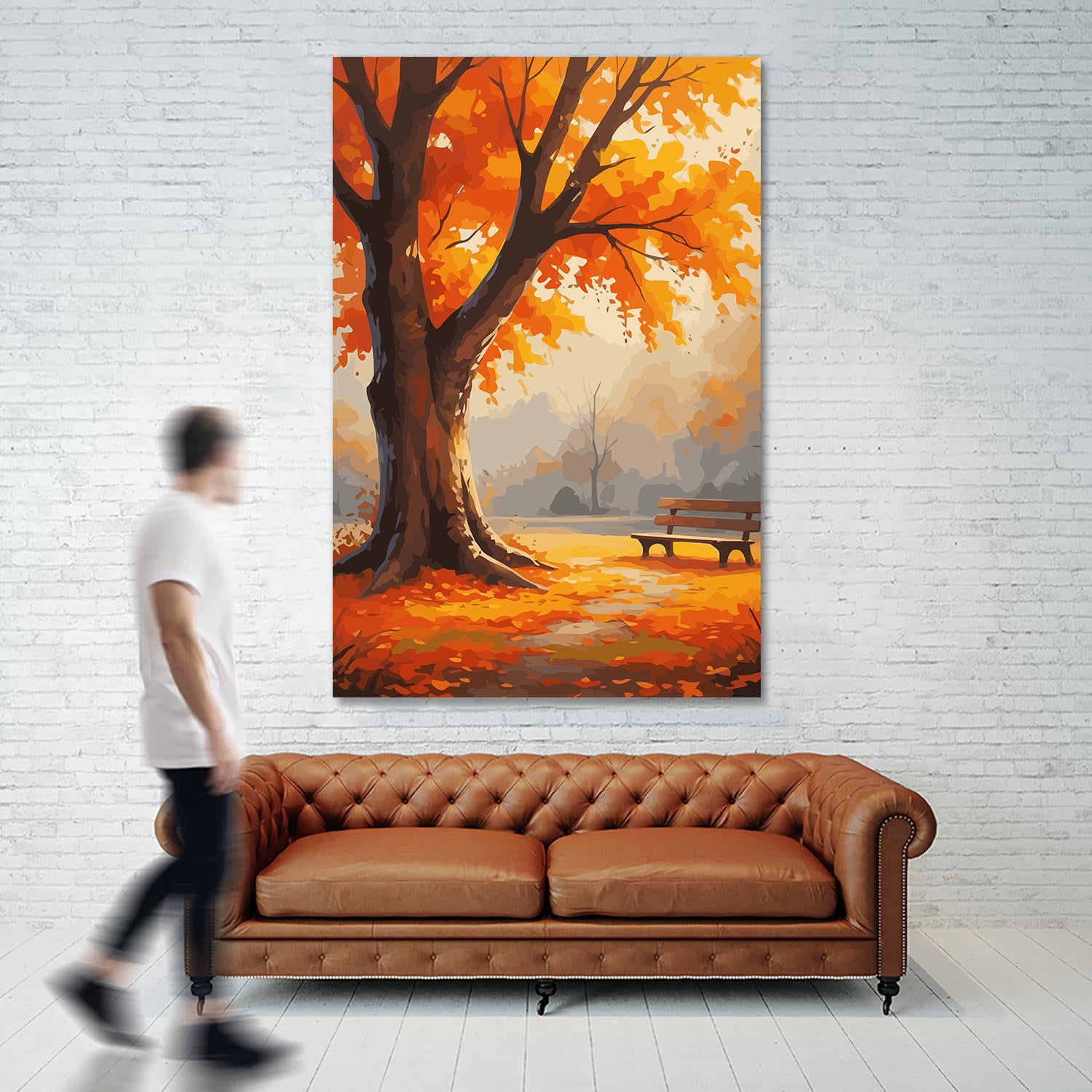 Set Pictură pe numere – Peisaj de Toamnă 6073