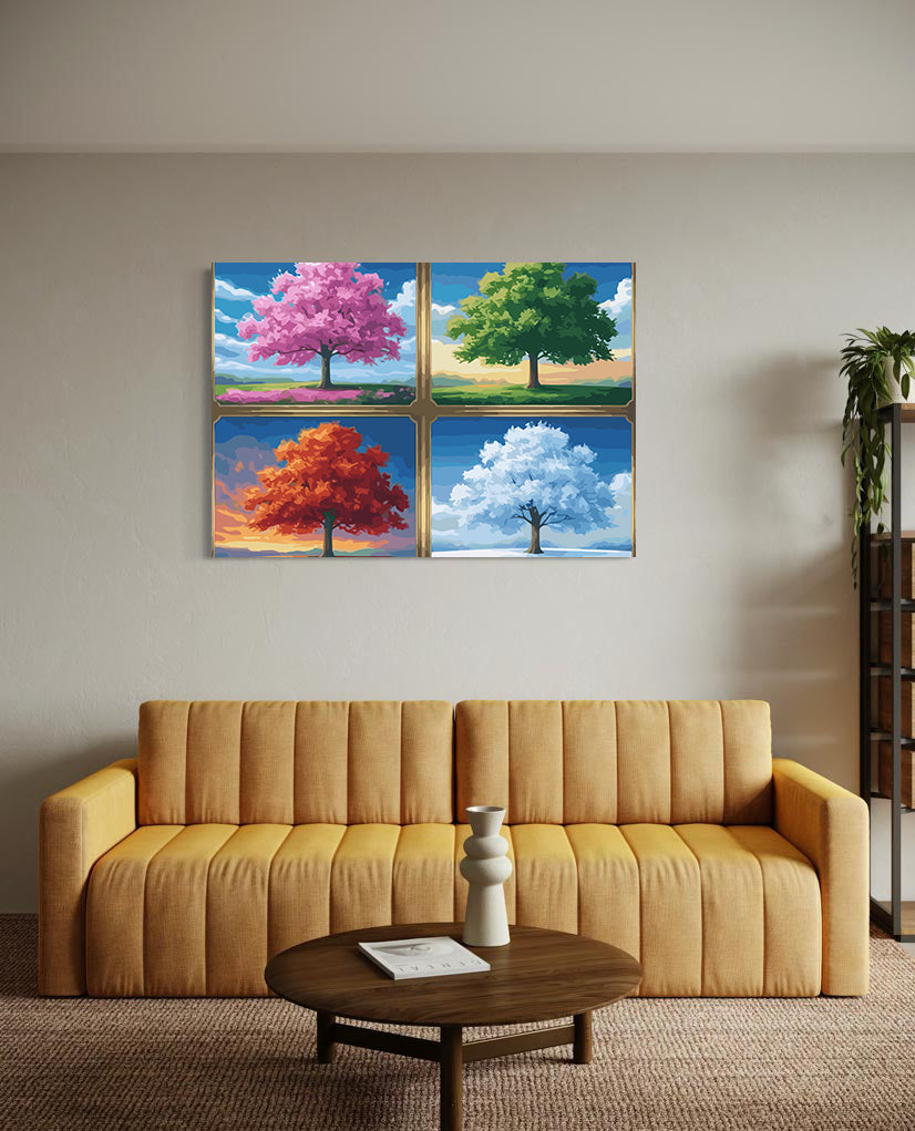 Set Pictură pe numere - Patru Anotimpuri 6094