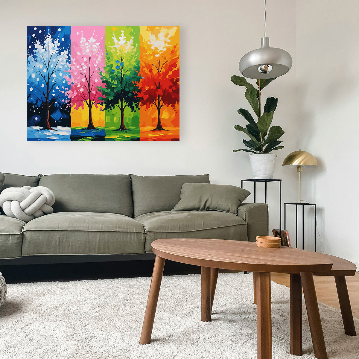 Set Pictură pe numere – Patru Anotimpuri 6096