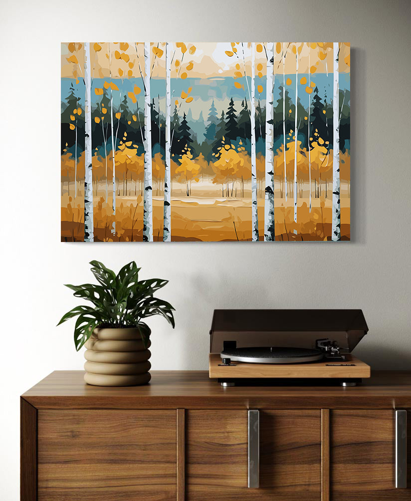 Set Pictură pe numere – Peisaj de Toamnă 6101