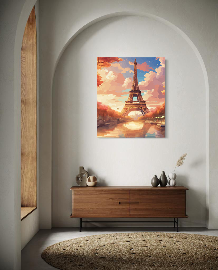 Set Pictură pe numere – Toamna în Paris 6104