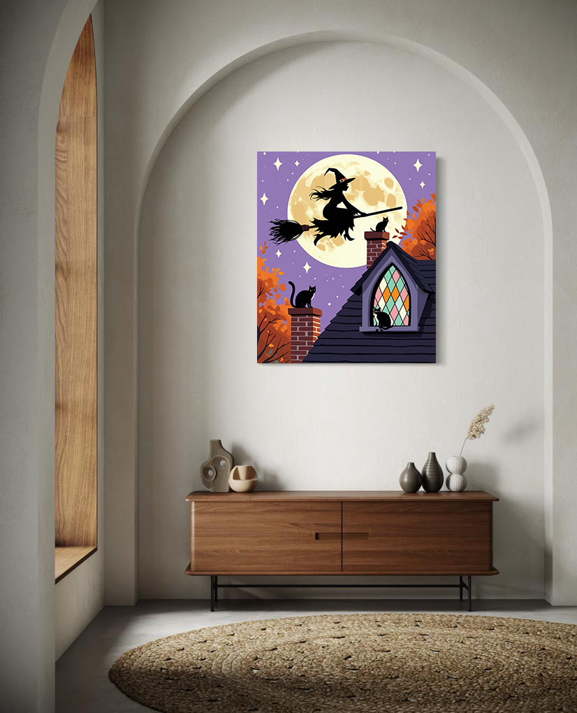 Set Pictură pe numere – Vrăjitoare în Luna Plină 6109