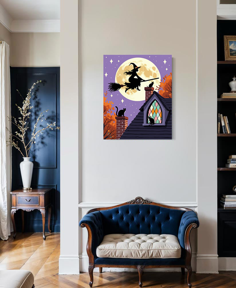 Set Pictură pe numere – Vrăjitoare în Luna Plină 6109