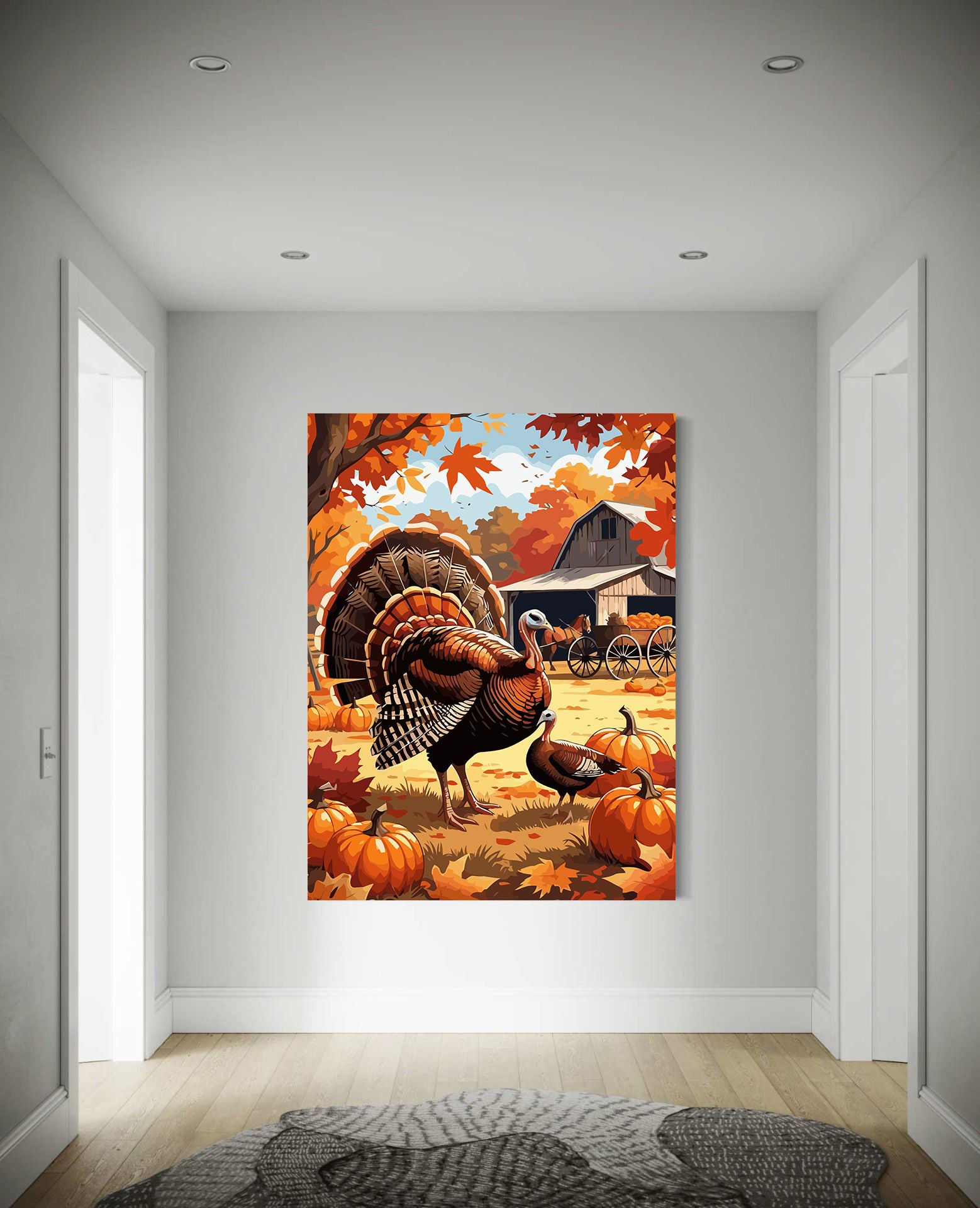 Set Pictură pe numere – Toamna la Fermă 6113