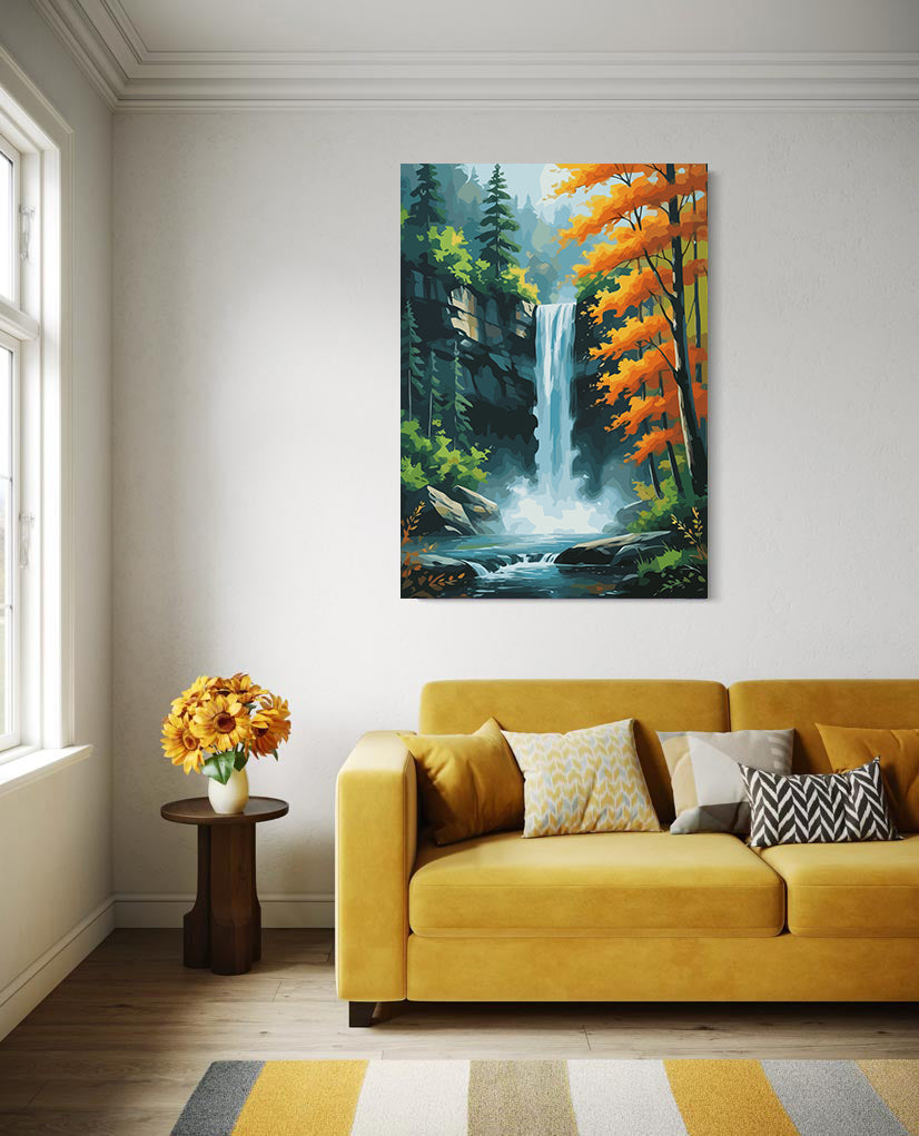 Set Pictură pe numere – Pădure Peisaj 6115