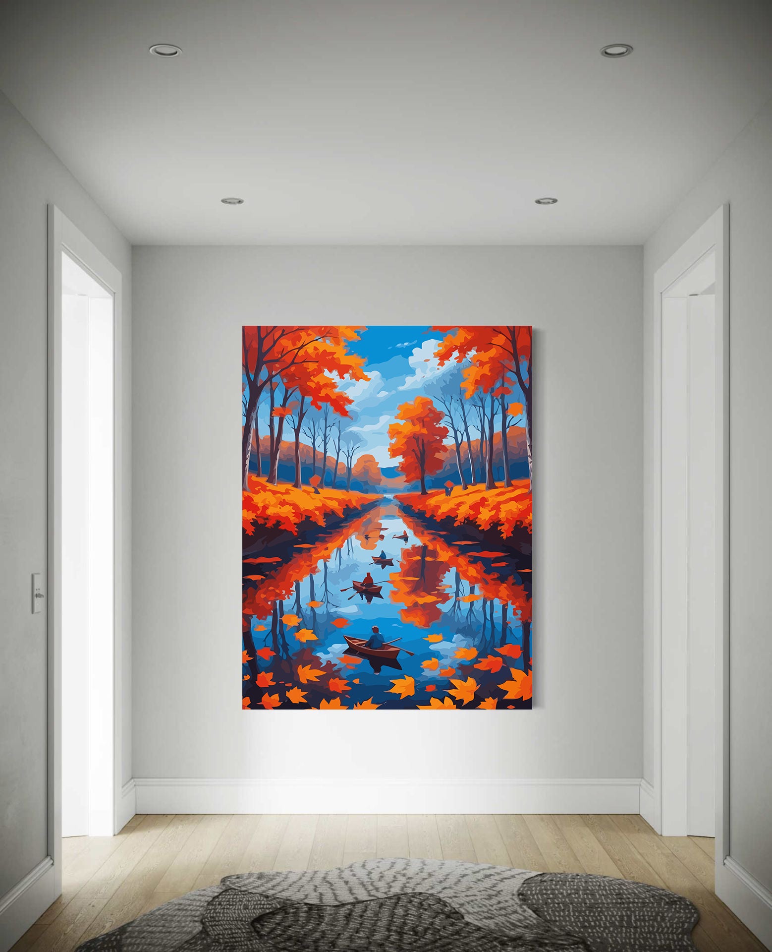 Set Pictură pe numere – Peisaj de Toamnă 6116