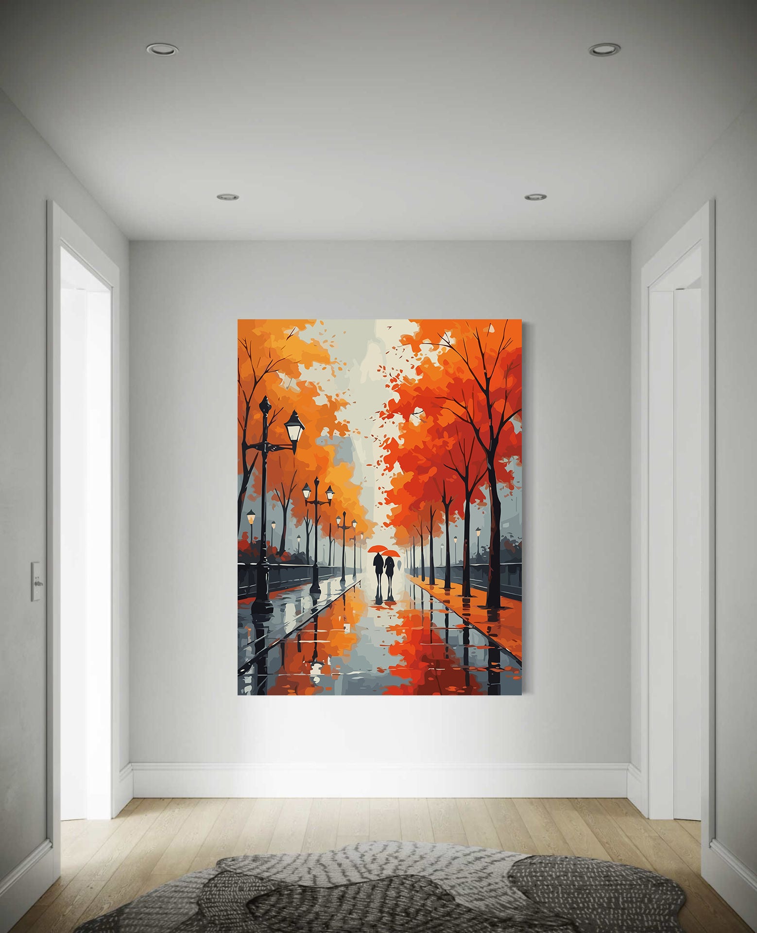 Set Pictură pe numere – Îndrăgostiți Toamna 6118