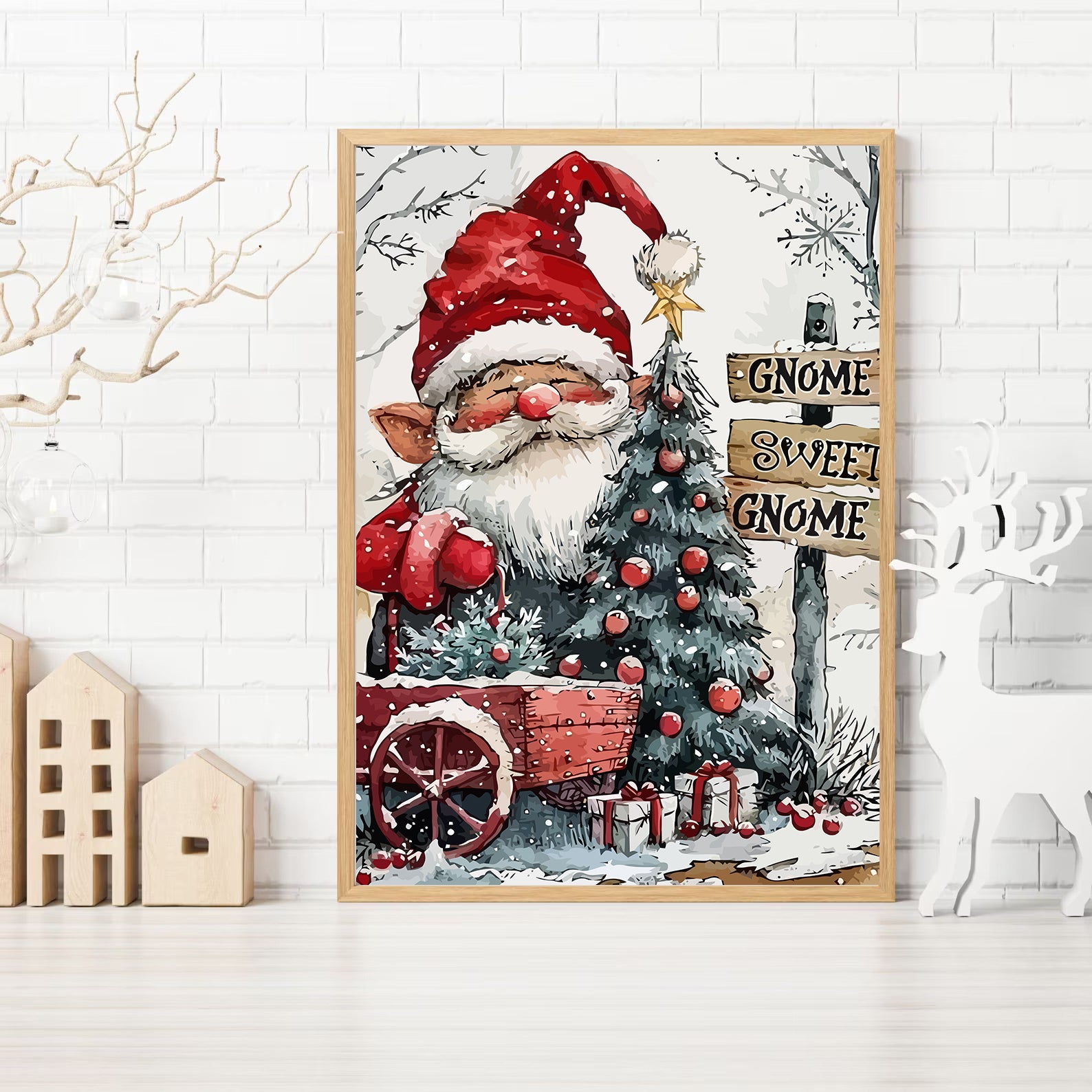 Set Pictură pe numere – Gnome Sweet Gnome 6123