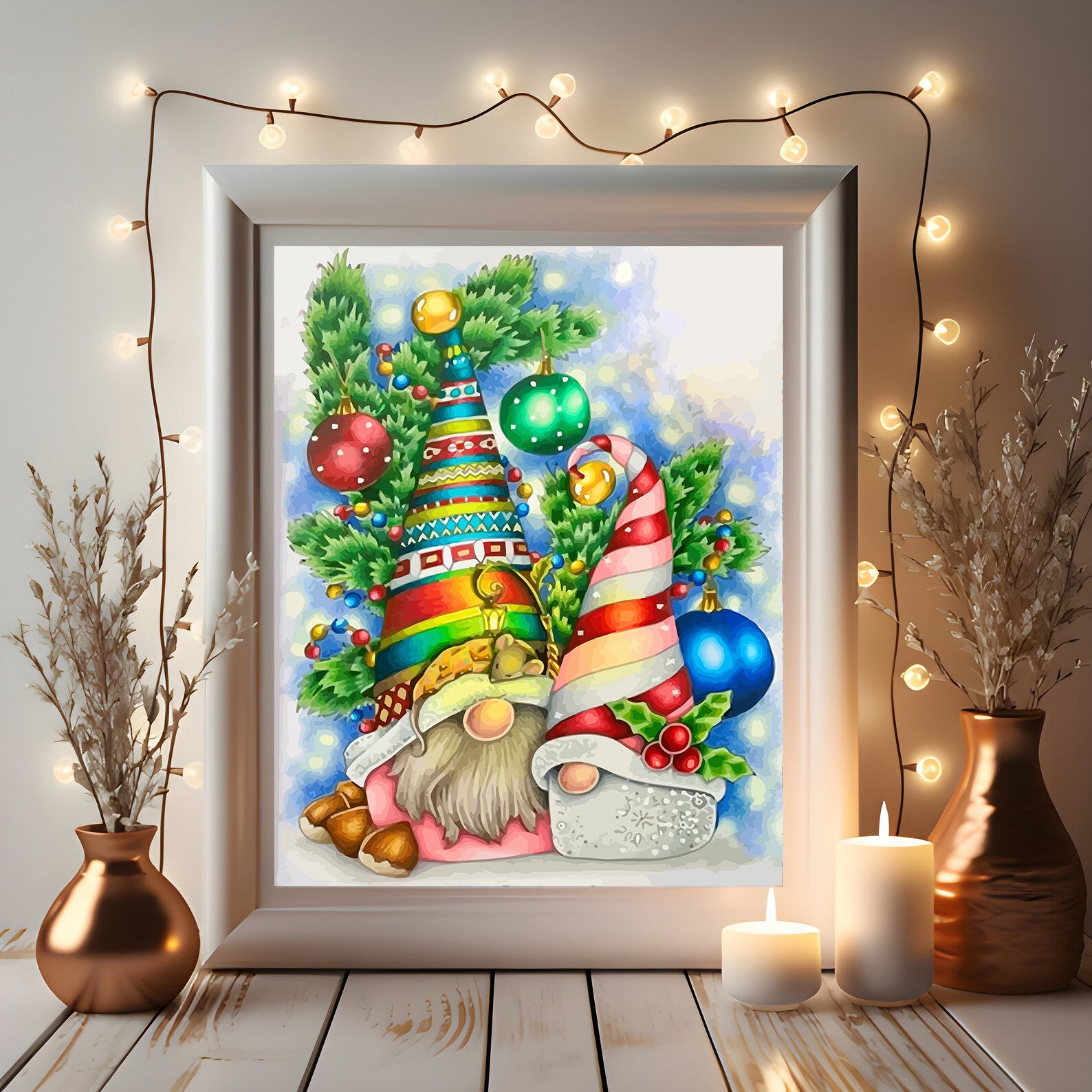 Pictura pe Numere – Decoratiuni De Craciun 6132