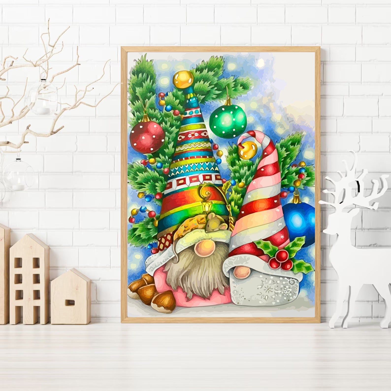 Pictura pe Numere – Decoratiuni De Craciun 6132