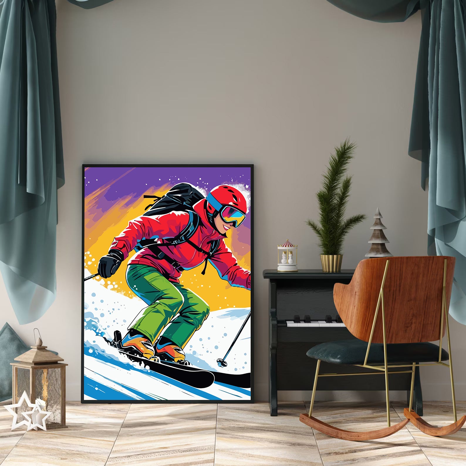 Set Pictură pe numere – Sport De Iarnă 6135