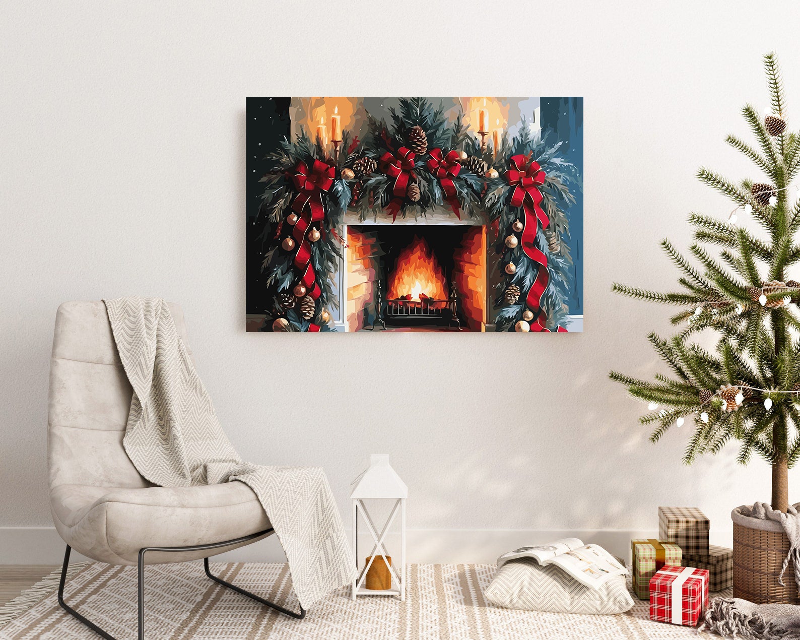 Set Pictură pe numere – Atmosferă De Iarnă 6136