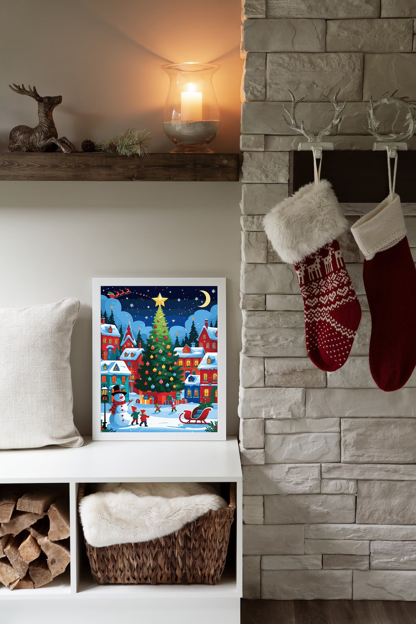 Set Pictură pe numere – Târgul De Crăciun 6156