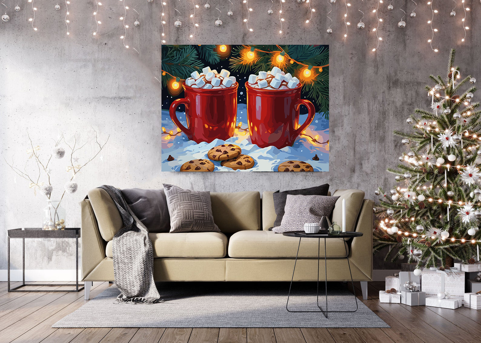 Set Pictură pe numere – Băuturi De Iarnă 6162