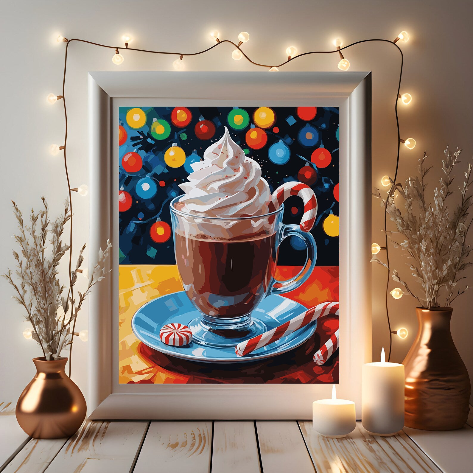 Set Pictură pe numere – Băutură De Iarnă 6165