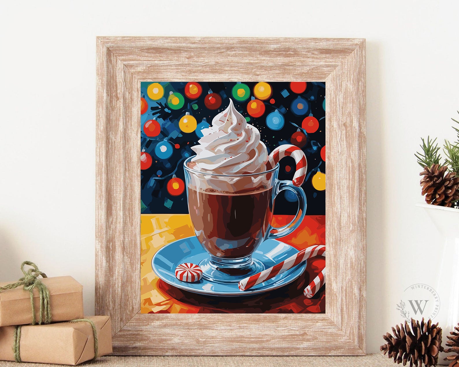 Set Pictură pe numere – Băutură De Iarnă 6165