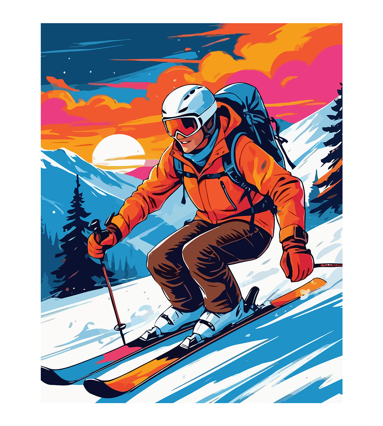 Set Pictură pe numere – Activități De Iarnă 6170