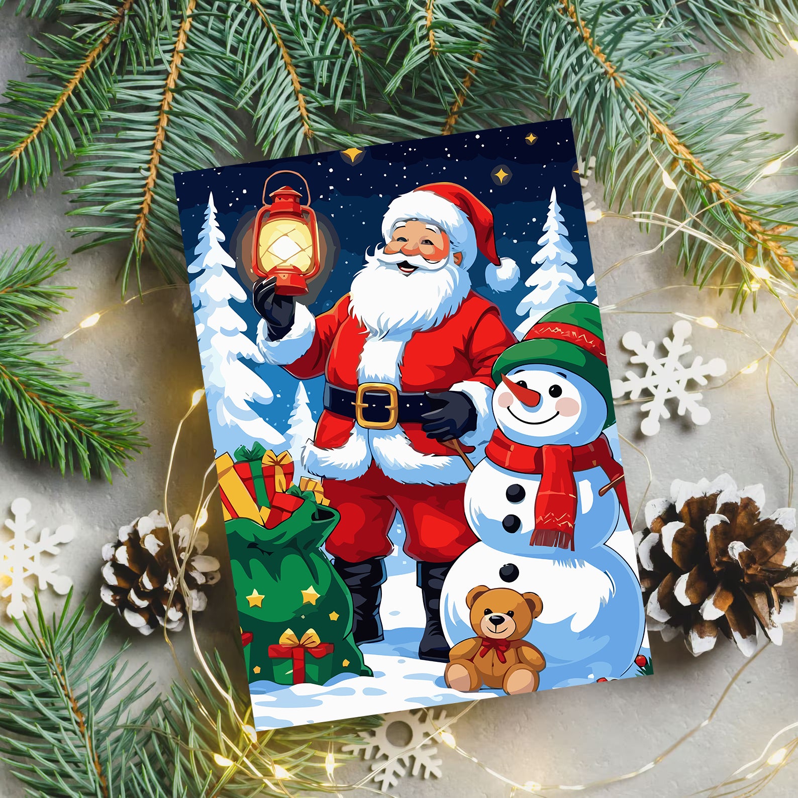 Set Pictură pe numere – Sărbători De Iarna 6190