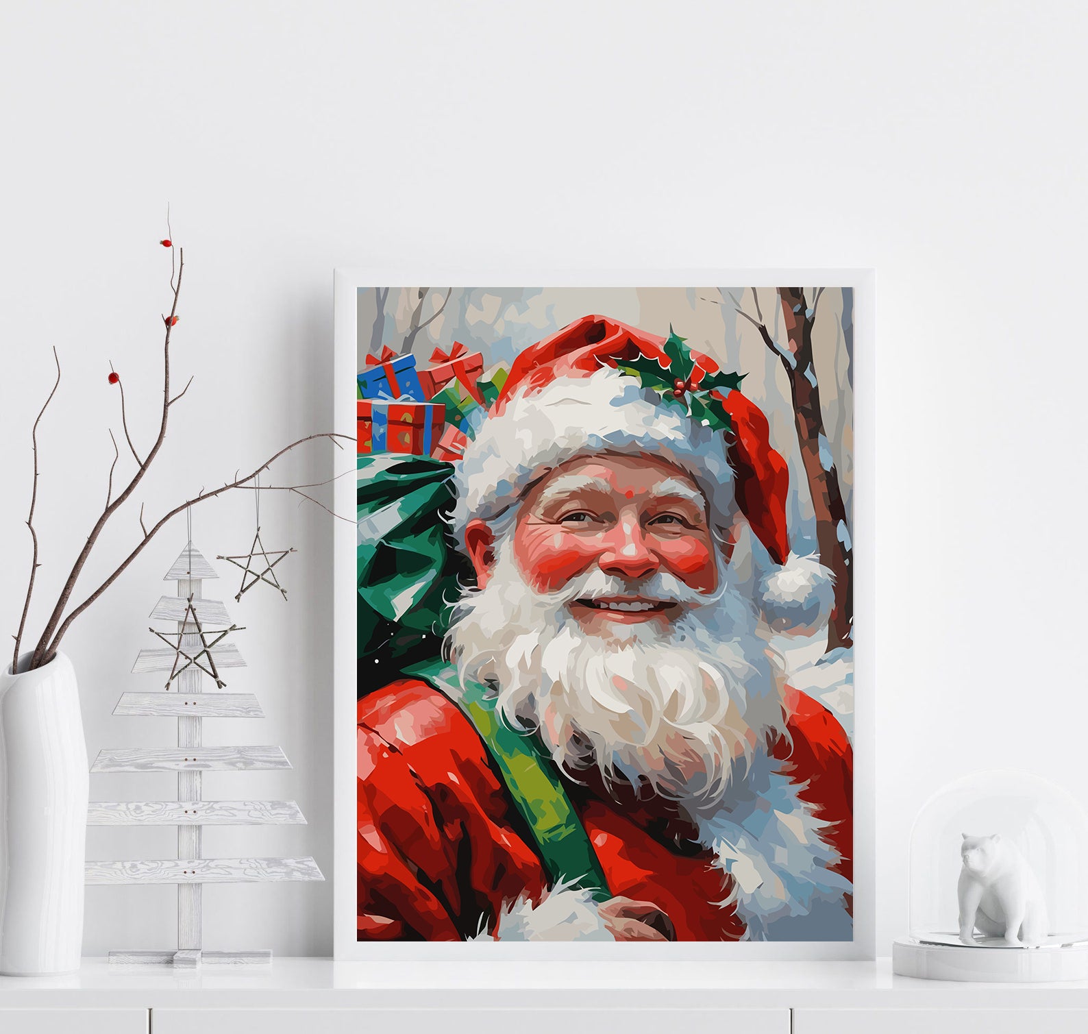 Set Pictură pe numere – Moș Crăciun 6232