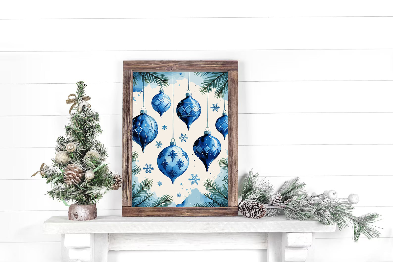 Set Pictură pe numere – Jucării De Crăciun 6213