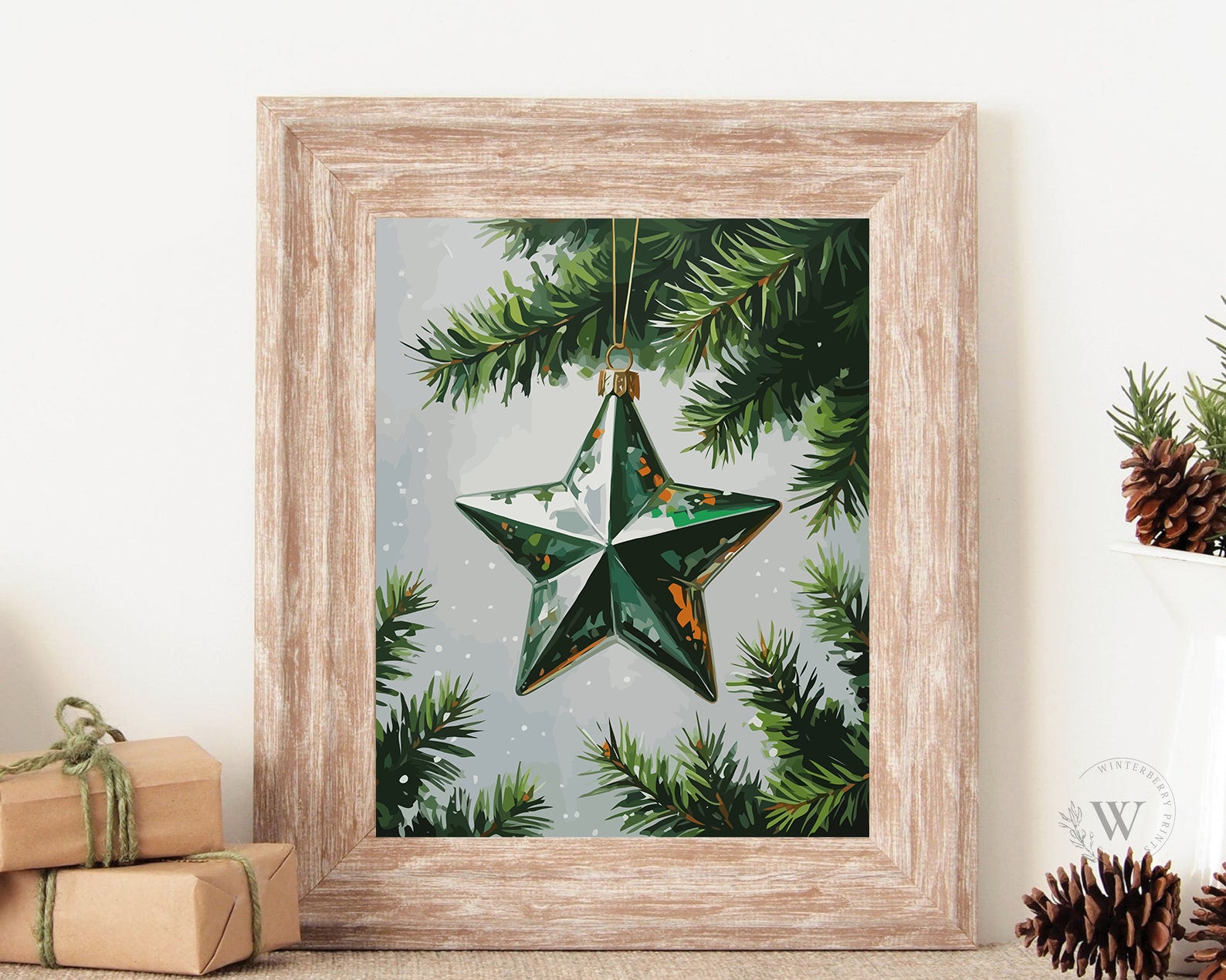 Set Pictură pe numere – Steaua Crăciunului 6217