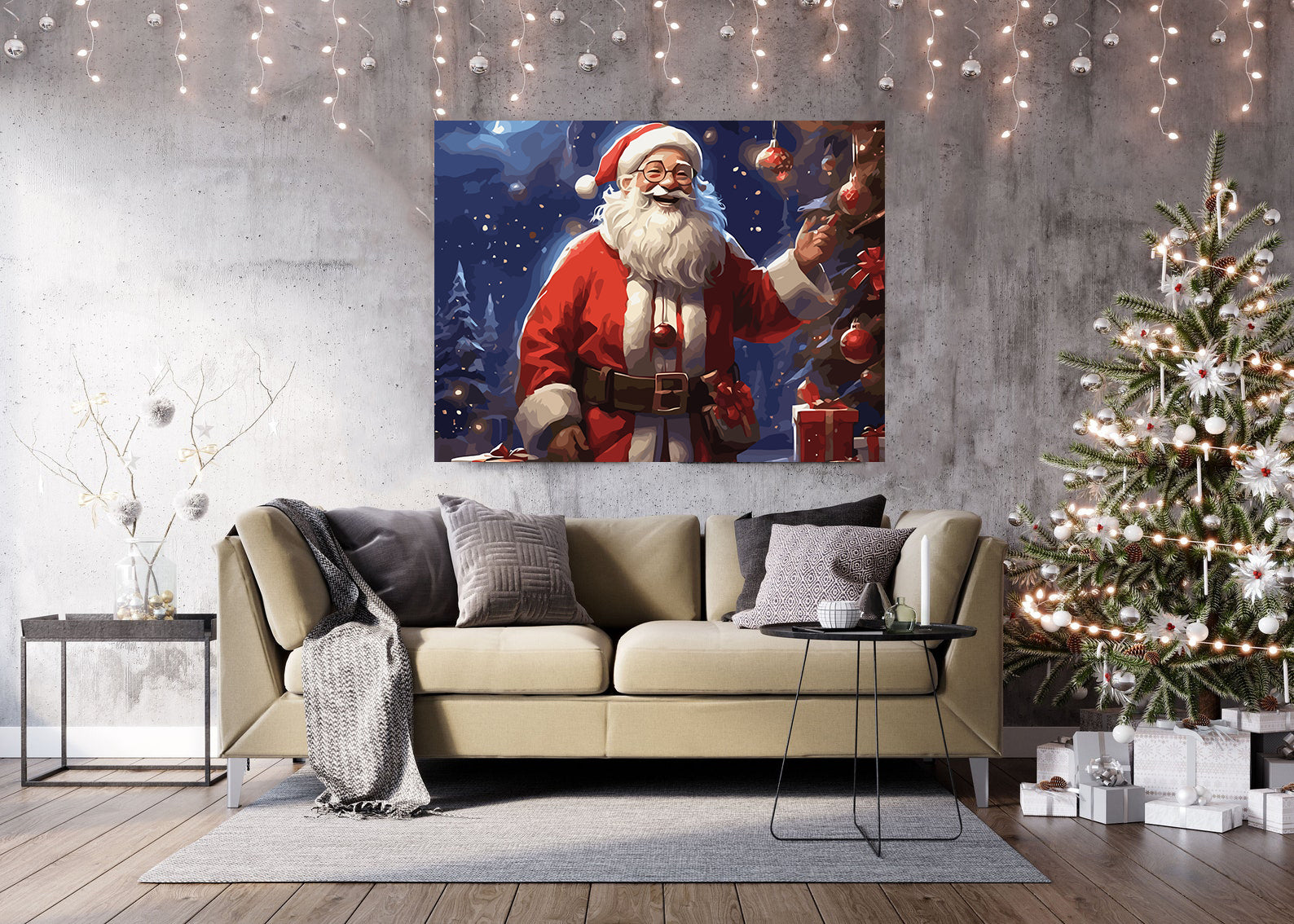 Set Pictură pe numere – Moș Crăciun 6225